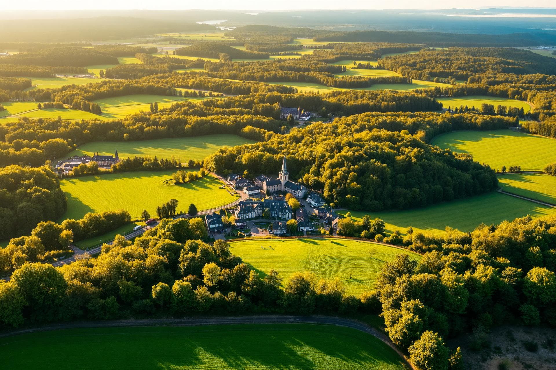 Vue de la commune